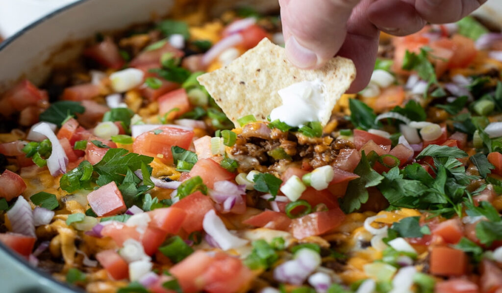 Hot Taco Dip
