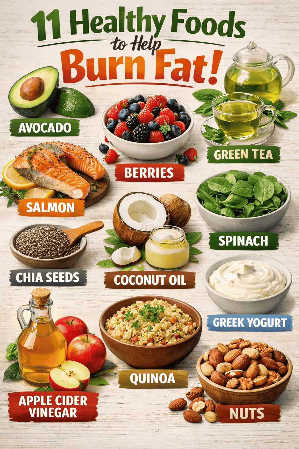 11 Healthy Foods to Help to burn fat - dailyniti.com